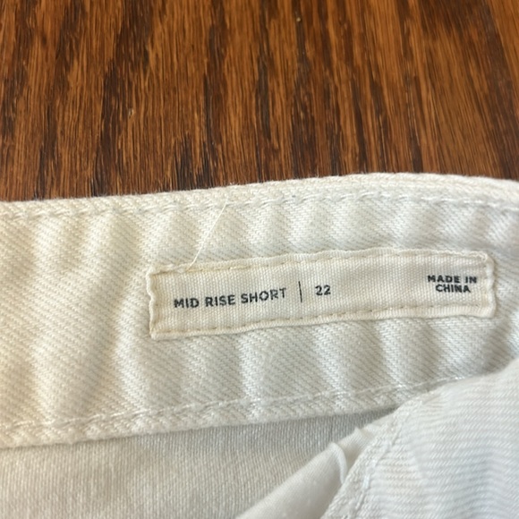 Pacsun White Festival Jean Shorts Size 22 - Picture 4 of 4